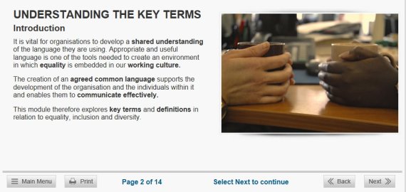 promoting diversity course