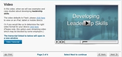 developing leadership elearning course