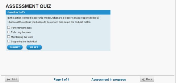 developing leadership elearning