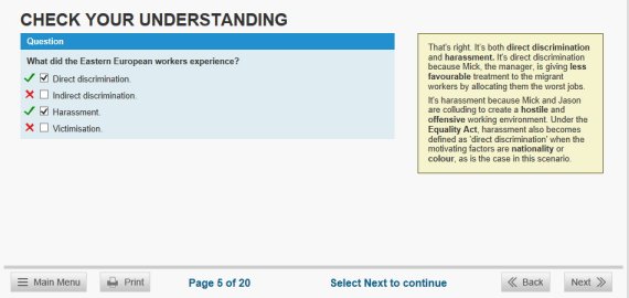 race equality elearning course
