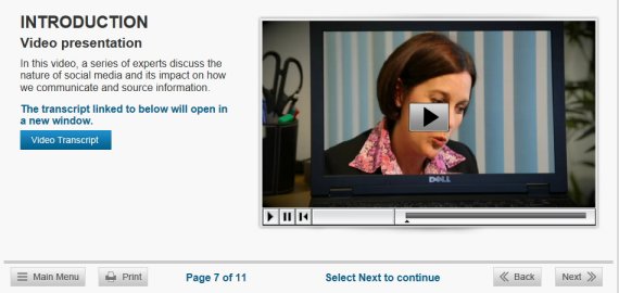 social media in the workplace course